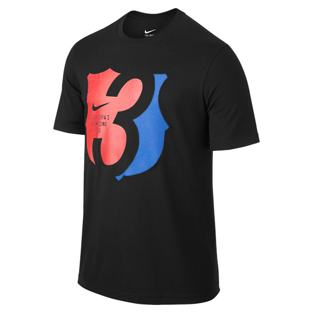【予約販売】【追加生産】 FCバルセロナ 三冠記念Tシャツ （ブラック）