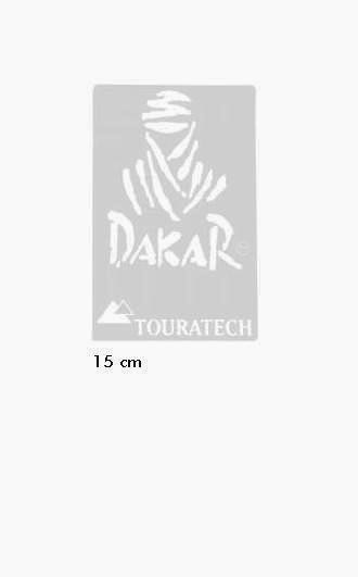 ダカール（Dakar) ステッカー ”15 cm” （ホワイト）