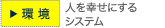 環境　人を幸せにするシステム
